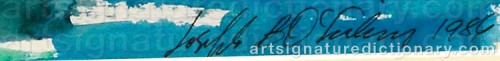 Signature by: O'SICKEY, Joseph Benjamin