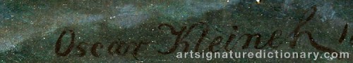 Signature by: KLEINEH, Oscar