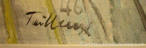 Signature by: TAILLEUX, Francis