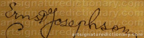 Signature by: JOSEPHSON, Ernst