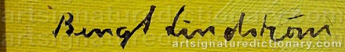 Signature by: LINDSTR�M, Bengt