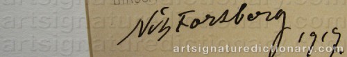 Signature by: FORSBERG, Nils The Elder