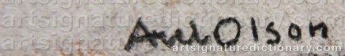 Signature by: OLSON, Axel