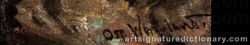 Signature by: WERGELAND, Oscar Arnold
