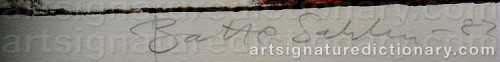 Signature by: SAHLIN, Batte