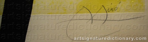 Signature by: MIRO, Joan