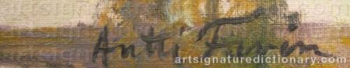 Signature by: FAV�N, Antti