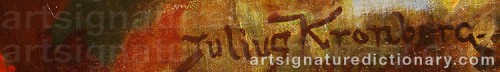 Signature by: KRONBERG, Julius