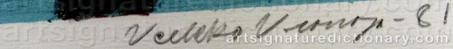 Signature by: VIONOJA, Veikko