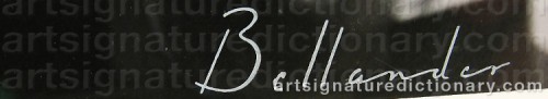 Signature by: BELLANDER, Sten Didrik