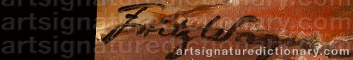 Signature by: WAGNER, Fritz