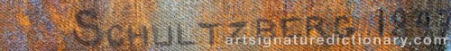 Signature by: SCHULTZBERG, Anshelm