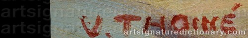 Signature by: THOM�, Verner