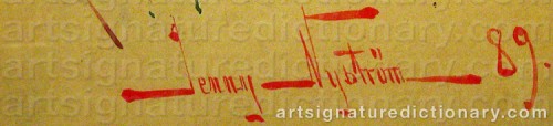 Signature by: NYSTRÖM, Jenny