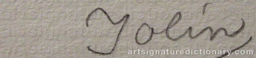 Signature by: JOLIN, Einar