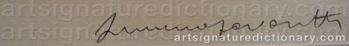 Signature by: PAVAROTTI, Luciano