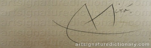 Signature by: MIRO, Joan