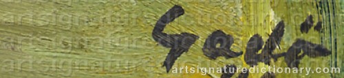 Signature by: GADÖ, Bertil