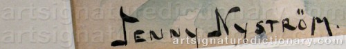 Signature by: NYSTRÖM, Jenny
