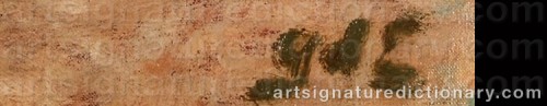 Signature by: D'ESPAGNAT, Georges, 