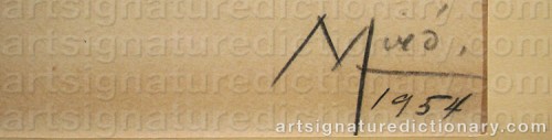 Signature by: MIRO, Joan
