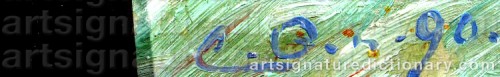 Signature by: OLSON, Carl Waldemar