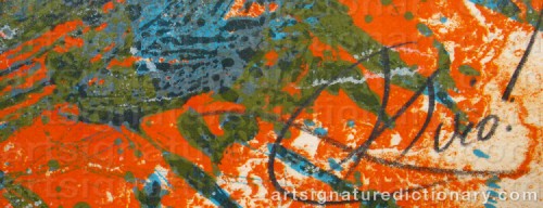 Signature by: MIRO, Joan