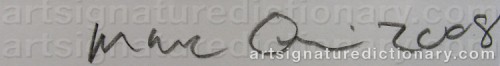 Signature by: QUINN, Marc