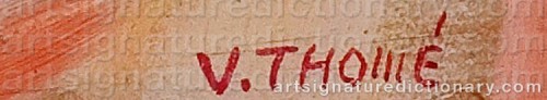 Signature by: THOM�, Verner
