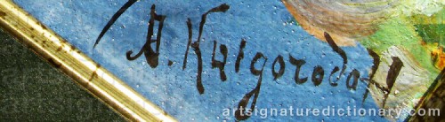 Signature by: KAIGORODOV, Anatoly Dmitrievich