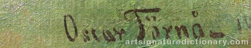 Signature by: T�RN�, Oscar