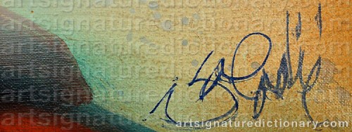 Signature by: VALADI�, Jean-Baptiste