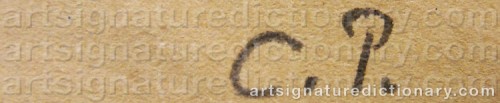 Signature by: PISSARRO, Camille
