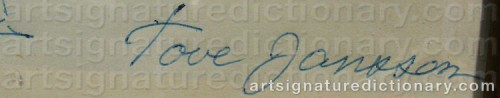 Signature by: JANSSON, Tove