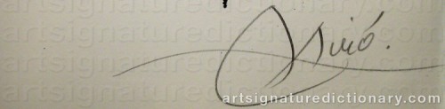 Signature by: MIRO, Joan