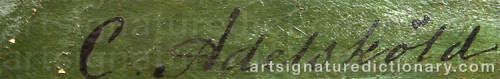 Signature by: ADELSK�LD, Carl