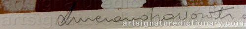 Signature by: PAVAROTTI, Luciano