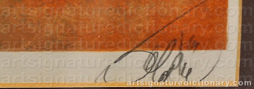 Signature by: VALADI�, Jean-Baptiste