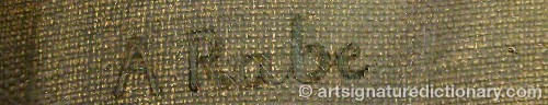 Signature by: RABE, Alida Christina