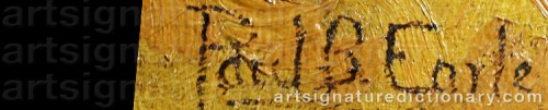 Signature by: EARLE, Paul Bernard