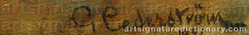 Signature by: CEDERSTRÖM, Gustaf