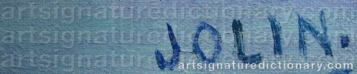 Signature by: JOLIN, Einar
