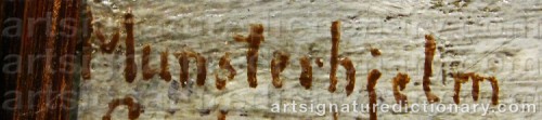 Signature by: MUNSTERHJELM, Hjalmar