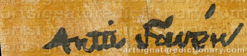 Signature by: FAV�N, Antti