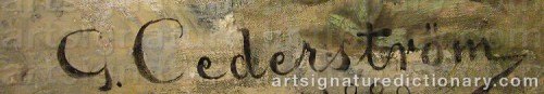 Signature by: CEDERSTRÖM, Gustaf