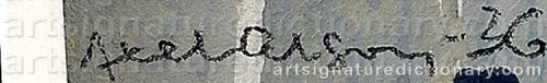 Signature by: OLSON, Axel