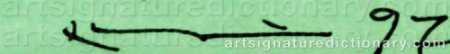 Signature by: NARA, Yoshitomo