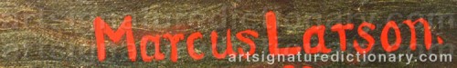 Signature by: LARSON, Marcus