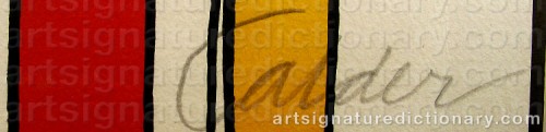 Signature by: CALDER, Alexander