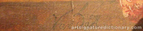 Signature by: DAEL, Jan Frans Van